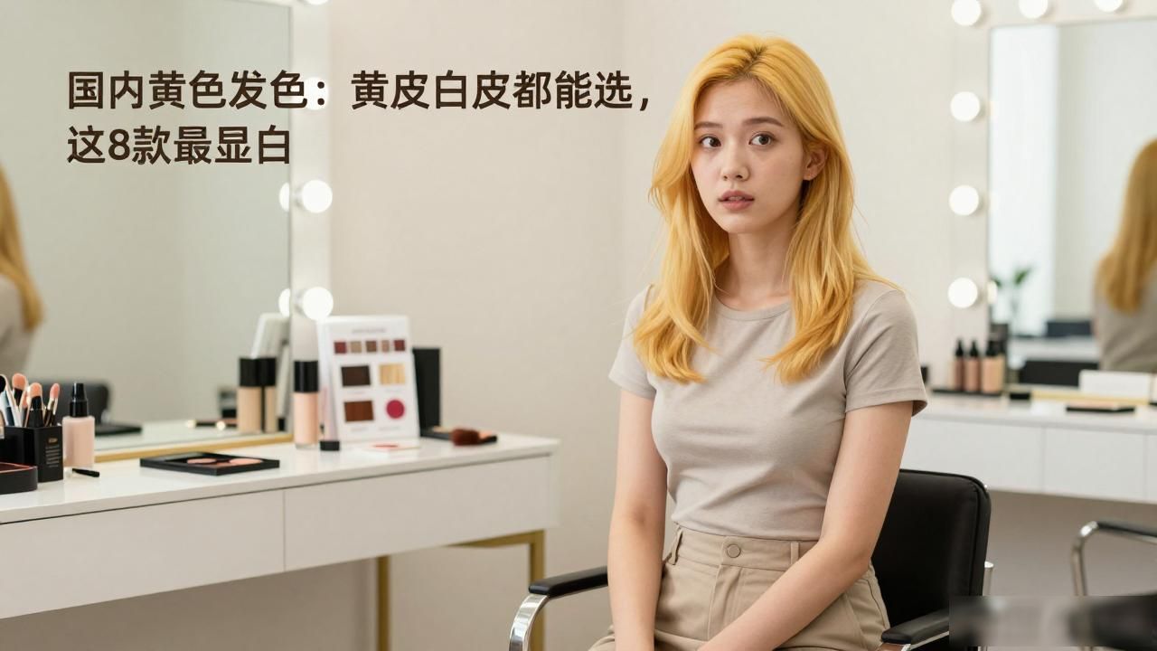 国内黄色发色大全：黄皮白皮都能选，这8款最显白