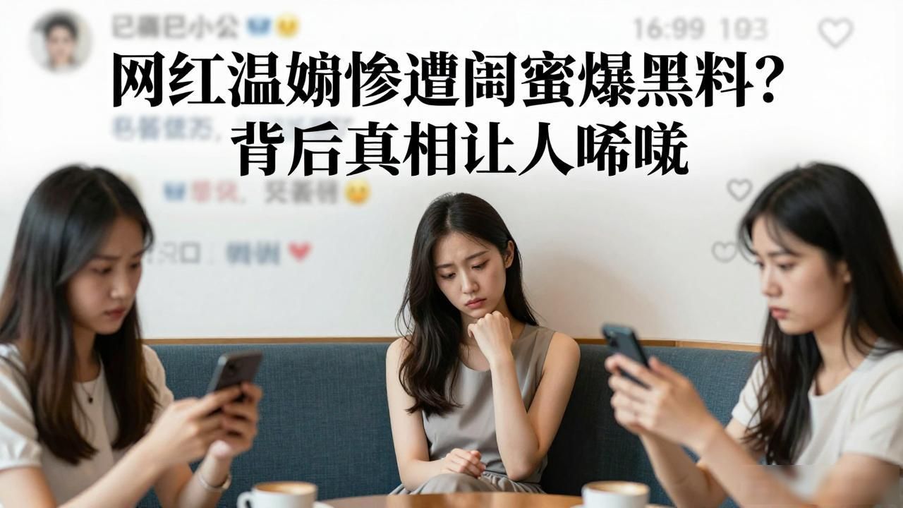 闺蜜丝语红面膜怎么样_网红温婉惨遭闺蜜爆黑料,_闺蜜网红图片
