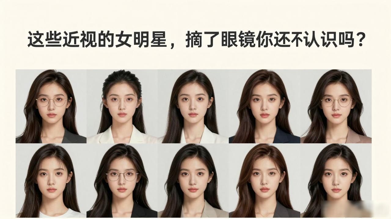眼睛近视女明星_娱乐圈中近视的女明星_有哪些女明星近视
